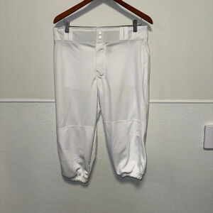 Men's Wearcog Baseball Knicker Pants White Size Medium NEW NWT Softball